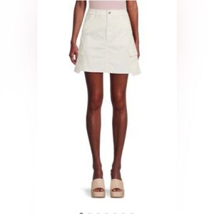 Joe's Jeans Cream Mini Skirt